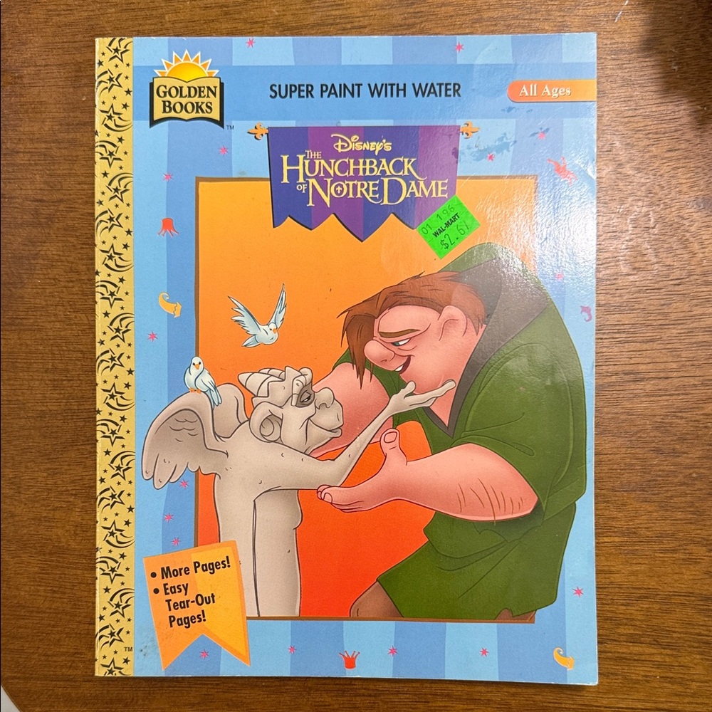 Disney's Hunchback of Notre Dame Super Paint Book from Golden Books